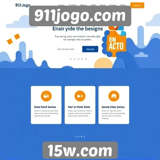 Características de design do site 911jogo.com
