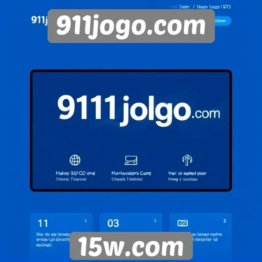 Navegação e design do site 911jogo.com
