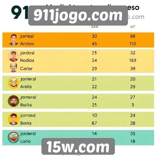 Avaliação dos jogos mais populares no 911jogo.com