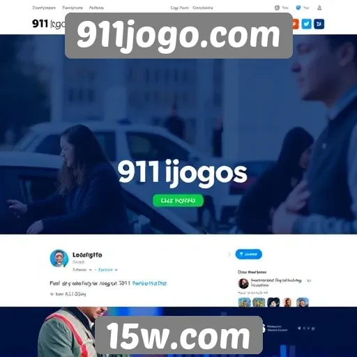 Desempenho do 911jogo.com nas redes sociais